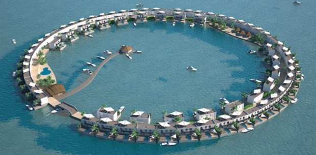 floating maldive islands